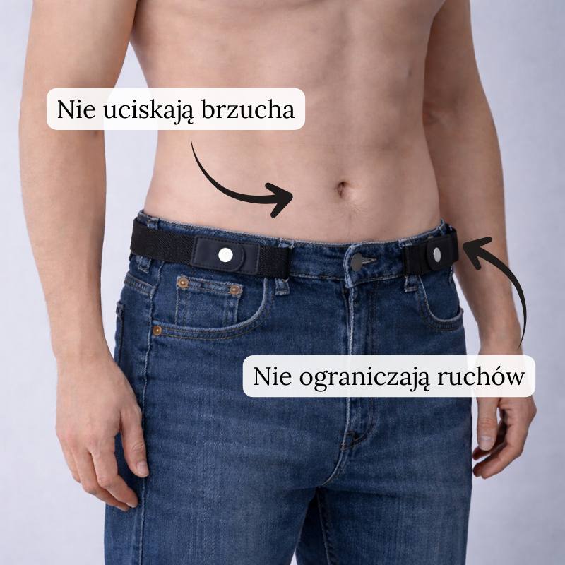 FlexBelt - Elastyczne paski bez klamry 2szt