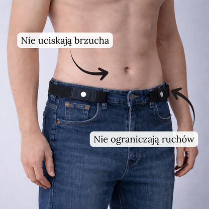 FlexBelt - Elastyczne paski bez klamry 2szt