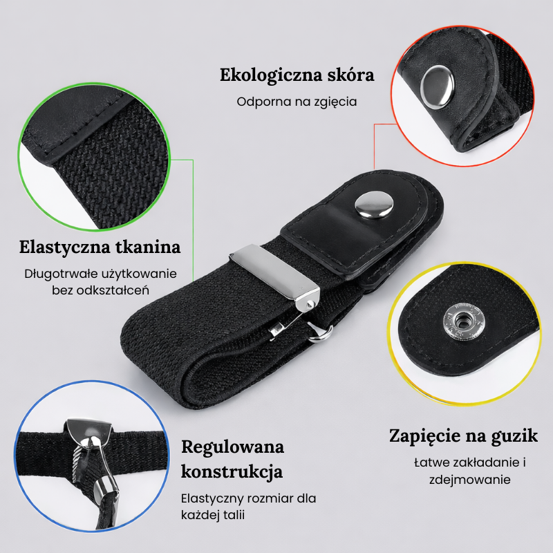 FlexBelt - Elastyczne paski bez klamry 2szt